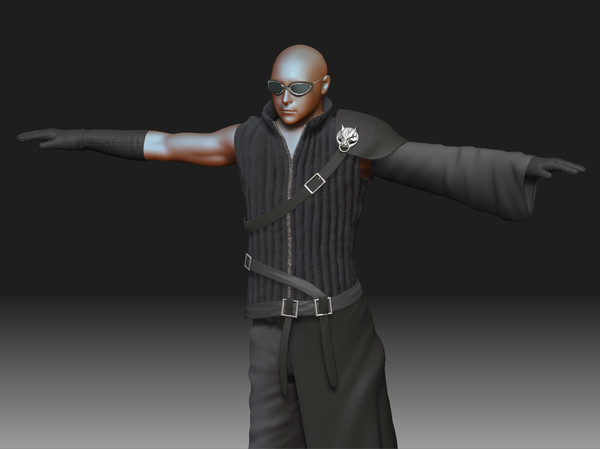 3ds max strife cloud final fantasy - cloud strife by studio Lab